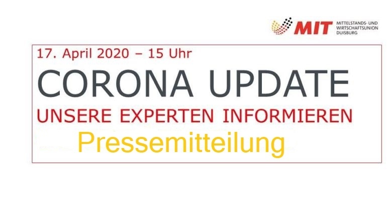 Corona-Update Pressemitteilung